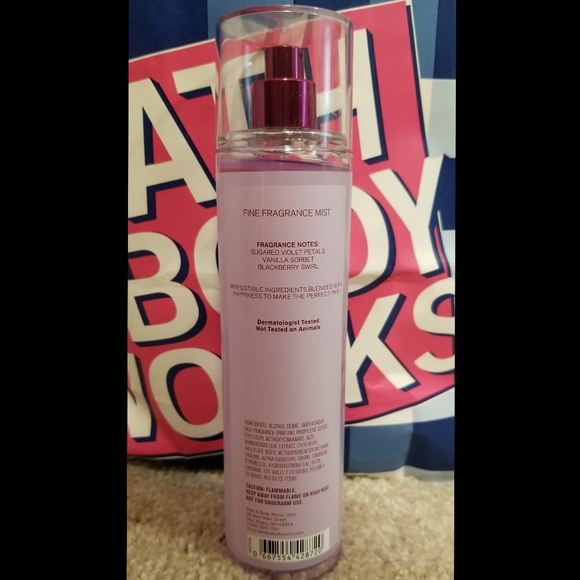 NWT Bath & Body Works Candied Violet Sorbet - 8 fl oz/ 236mL - Picture 4 of 5